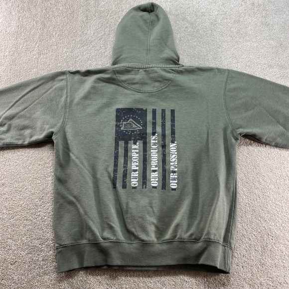 econscious Hoodie Mens Large Green We Are MT'S Graphic Organic Cotton Blend - Picture 11 of 13